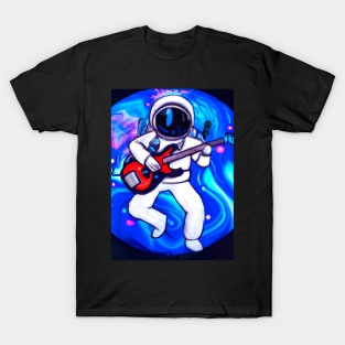 Astronaut Plays Guitar T-Shirt